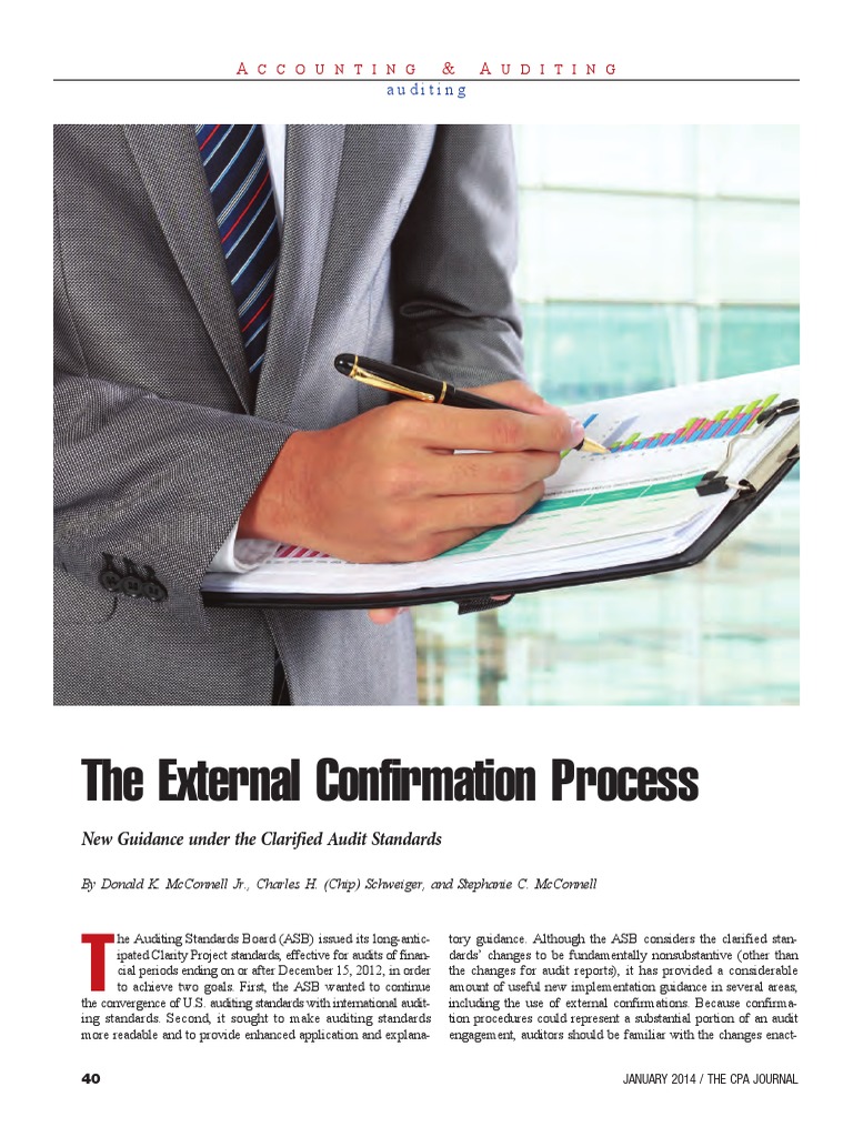 External Confirmation in Auditing Standards | PDF | Audit | Authentication