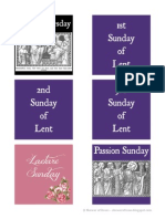 Lent Calendar