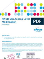 RACH Min Access Level Modification
