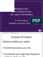 Bluebook 101: Short Citation Forms (Id., Supra, Hereinafter)