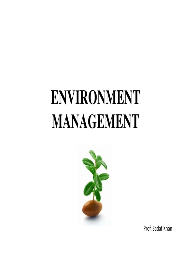 Environment Management PDF PDF Environmental Degradation Soil