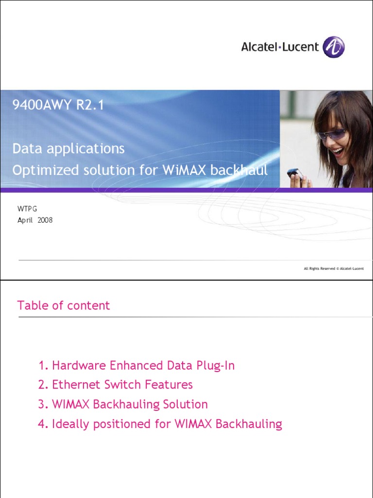 9400AWY For Data Applications | PDF | Quality Of Service | Network Switch
