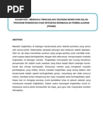 Contoh Kajian Tindakan Pendidikan Khas Ppgb