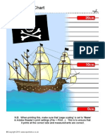 Pirate Height Chart