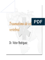 Traumatismo de Columna Vertebral