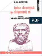 Karl Raimund Popper - Vraja Lui Platon I