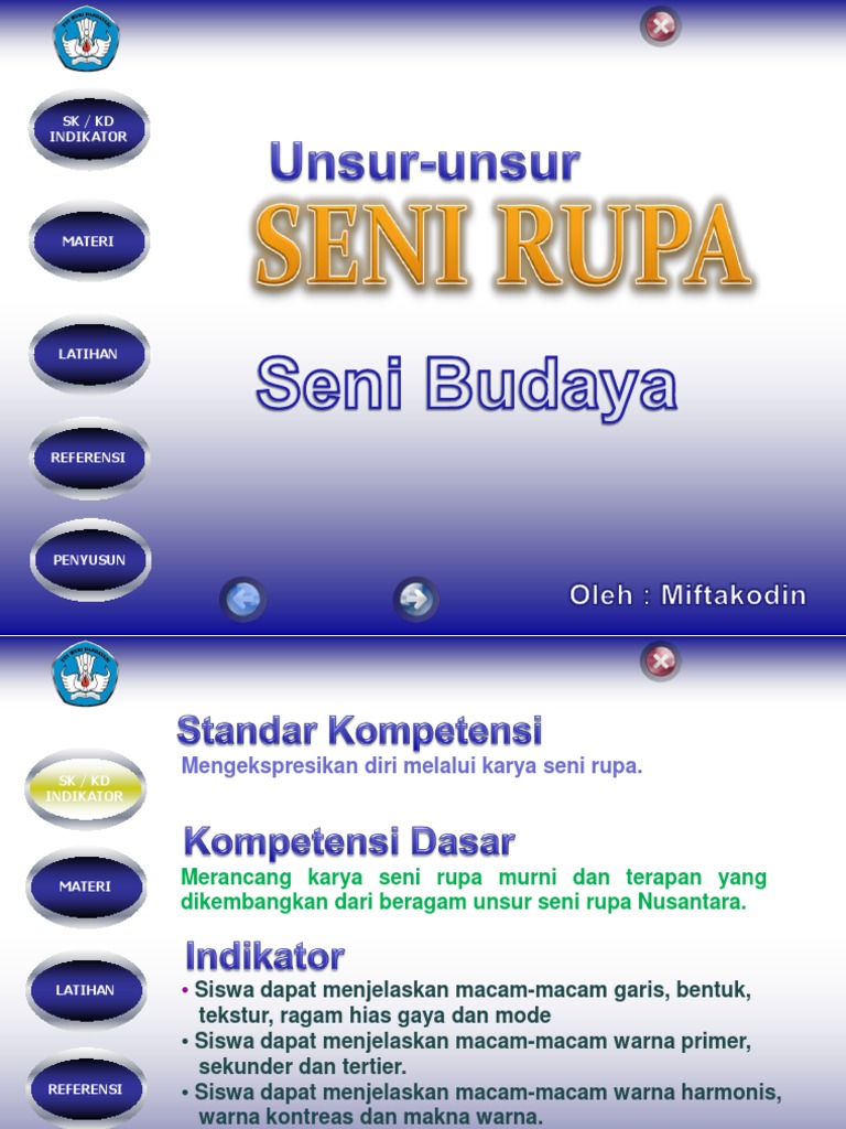 Unsur-Unsur Seni Rupa Kelas XII Sem 1
