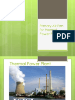 Primary Air Fan For Thermal Power Plants