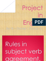 Subject Verb - Best Excample