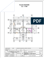 Plan Parter Sc. 1:100: BIA Arh. MARINICA G. Bogdan Mihai