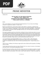 Download Address to the 2014 ForestWorks Dinner Canberra by Political Alert SN210479107 doc pdf