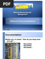 Network Documentation: Network Monitoring and Management