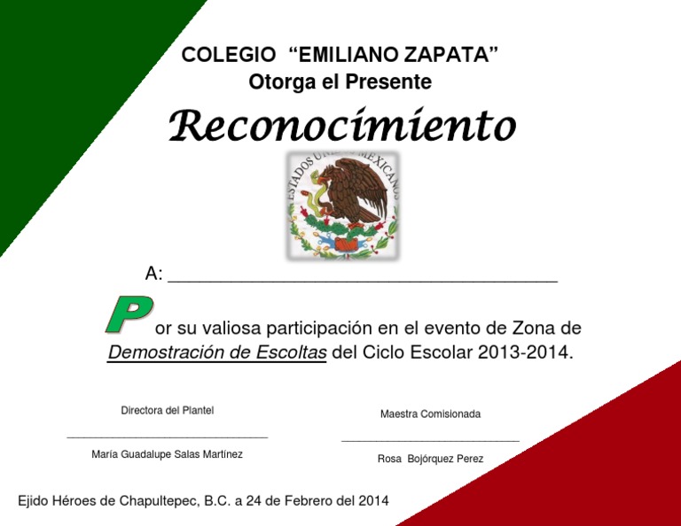 Diplomas de Escoltas (1)