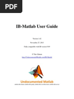 IB-Matlab User Guide