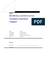 An-100 Analysis Specification C
