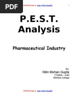 Download Pest Analysis of Pharma Industry by Nirmal SN21050136 doc pdf