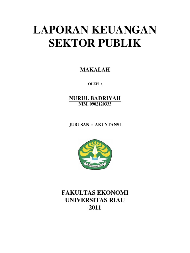 Laporan Keuangan Sektor Publik