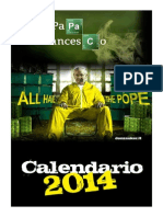 Calendario Papa Francesco 2014 (Don Zauker)