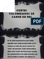 Cortes Colombianos de Carne de Res