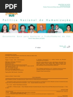 Política Nacional de Humanização