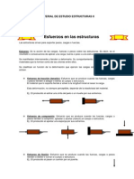 Estructuras II - Esfuerzos en estructuras