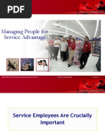 Managing People For Service Advantage