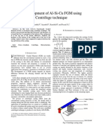 Development of Al-Si-Cu FGM Using Centrifuge Technique: Karthik P, Jayanth D, Kaushik R and Prasad S L