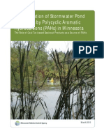 Contamination of Stormwater Pond Sediments by Polycyclic Aromatic Hydrocarbons (Pahs) in Minnesota