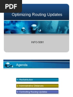 Optimizing Routing Updates: INFO-5081