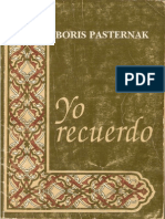 YO RECUERDO Boris Pasternak