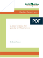 FARM-Africa Working Paper: Goats: Unlocking Their Potential For Africa's Farmers