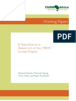 FARM-Africa Working Paper: Socio-Economic Assessment of Four MATF Funded Projects