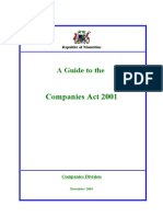 Company Act 2001