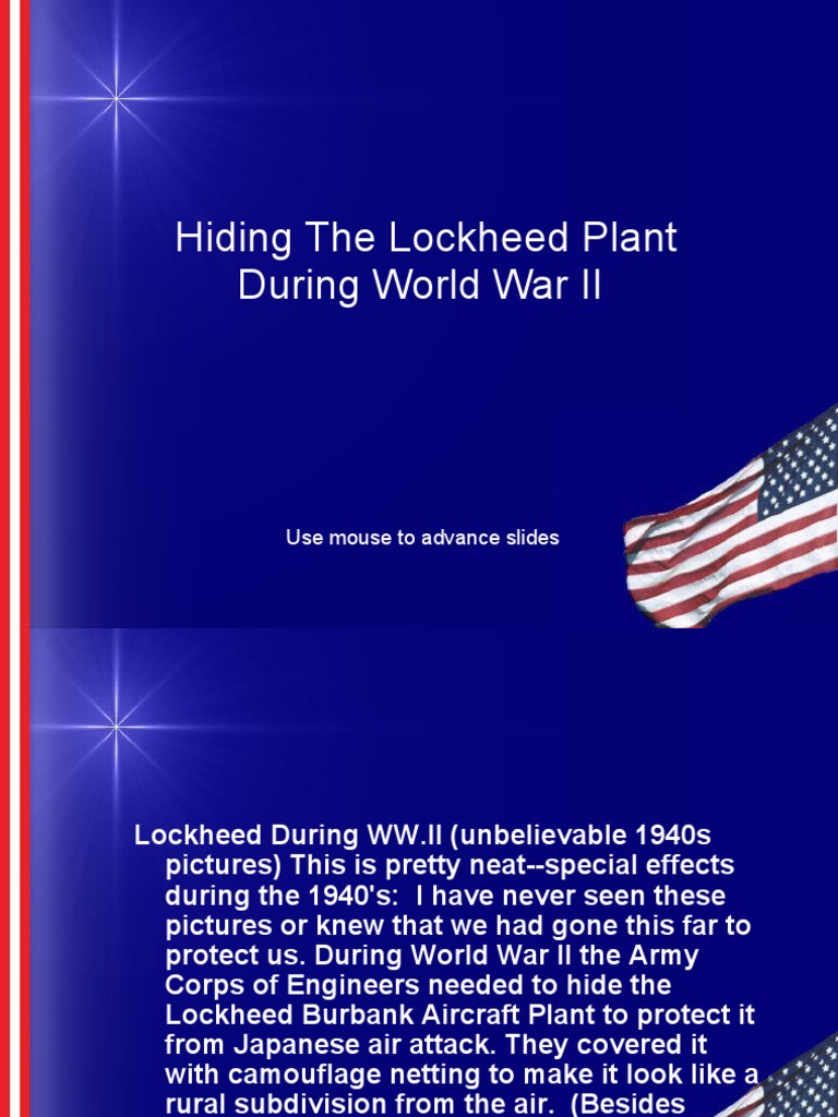 Hiding The Lockheed Plant During World War II | PDF | History