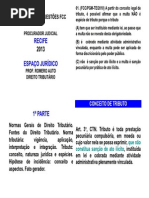 resolução de questões tributário