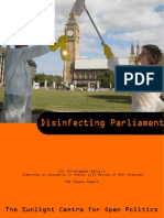 Disinfecting Parliament