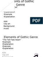 Elements of Gothic Genre