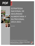 Estrategia Nacional de Seguridad Alimentaria