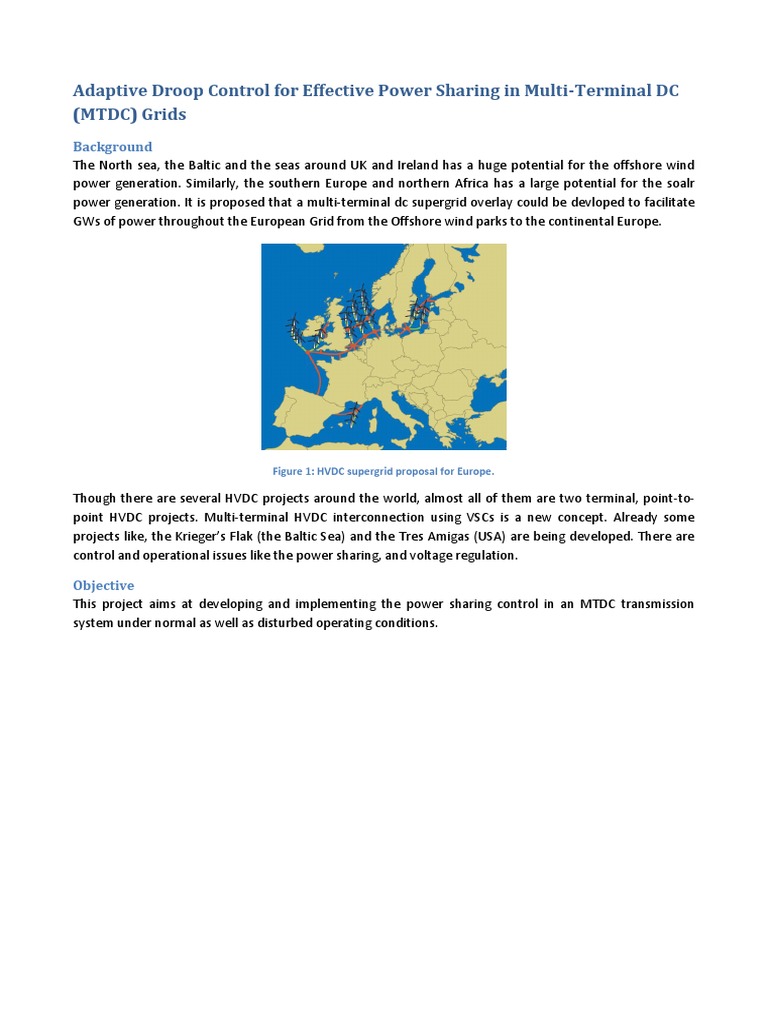 Adaptive Droop Control in MTDC Grids | PDF | High Voltage Direct ...