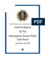 Inter Agency Ocean Policy Tas Force Interim Report