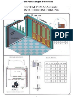 Sistem Pemasangan Pintu Wina