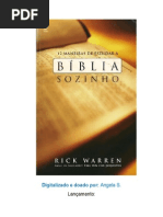 12 Maneiras de Estudar A Biblia Sozinho Rick Warren