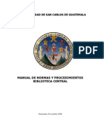 2-Manual de Normas y Procedimientos Biblioteca