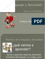 Presentación Curso de Lenguaje y Sociedad