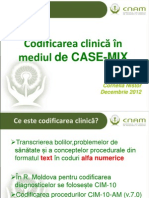 Codificarea Clinică În Mediul de CASE-MIX