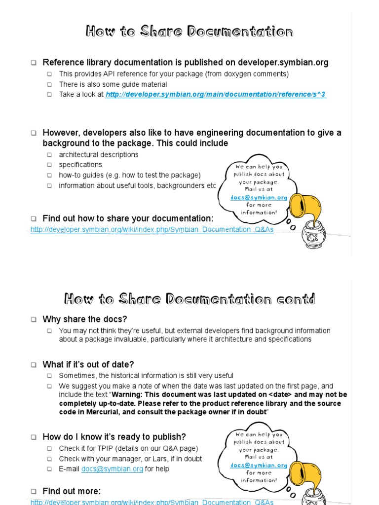 Sharing Documentation for Developers | PDF | Documentation ...