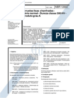 NBR 12660 - Arruelas Lisas Chanfradas - Serie Normal - Dureza Classe 300 HV - Produto Grau A PDF