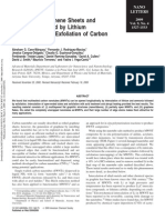 Ex-Mwnts: Graphene Sheets and Ribbons Produced by Lithium Intercalation and Exfoliation of Carbon Nanotubes