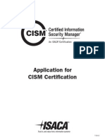 CISM Application