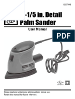 Palm Sander User Manual